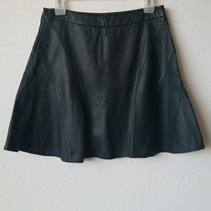 Derek Lam Intermix Lambskin Skirt
